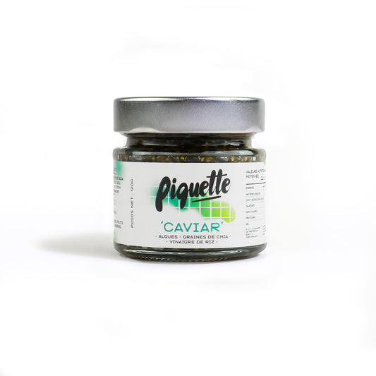 Caviar végétal algues & graines de chia